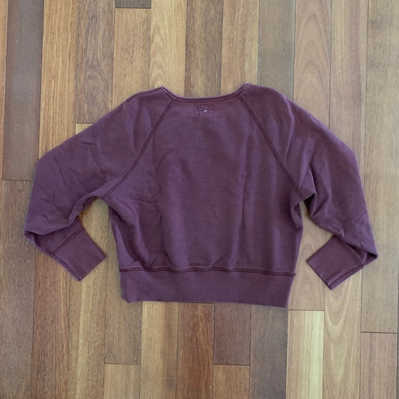 Rag & Bone Burgundy Sweatshirt Small - Picture 5 of 6